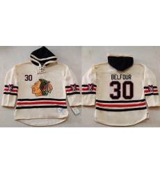 Men Chicago Blackhawks 30 ED Belfour Cream Heavyweight Pullover Hoodie Stitched NHL Jersey Men Chicago Blackhawks 30 ED Belfour Cream Heavyweight Pullover Hoodie Stitched NHL Jersey