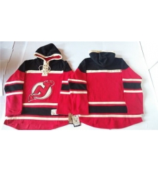 Men New Jersey Devils Blank Red Sawyer Hooded Sweatshirt Stitched NHL Jersey Men New Jersey Devils Blank Red Sawyer Hooded Sweatshirt Stitched NHL Jersey