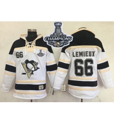 Men Pittsburgh Penguins 66 Mario Lemieux White Sawyer Hooded Sweatshirt 2017 Stanley Cup Finals Champions Stitched NHL Jersey Men Pittsburgh Penguins 66 Mario Lemieux White Sawyer Hooded Sweatshirt 2017 Stanley Cup Finals Champions Stitched NHL Jersey