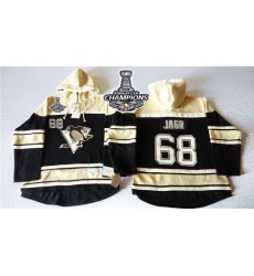 Men Pittsburgh Penguins 68 Jaromir Jagr Black Sawyer Hooded Sweatshirt 2016 Stanley Cup Champions Stitched NHL Jersey Men Pittsburgh Penguins 68 Jaromir Jagr Black Sawyer Hooded Sweatshirt 2016 Stanley Cup Champions Stitched NHL Jersey