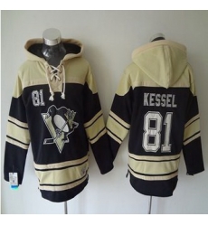 Men Pittsburgh Penguins 81 Phil Kessel Black Sawyer Hooded Sweatshirt Stitched NHL jersey Men Pittsburgh Penguins 81 Phil Kessel Black Sawyer Hooded Sweatshirt Stitched NHL jersey