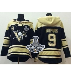 Men Pittsburgh Penguins 9 Pascal Dupuis Black Sawyer Hooded Sweatshirt 2017 Stanley Cup Finals Champions Stitched NHL Jersey Men Pittsburgh Penguins 9 Pascal Dupuis Black Sawyer Hooded Sweatshirt 2017 Stanley Cup Finals Champions Stitched NHL Jersey