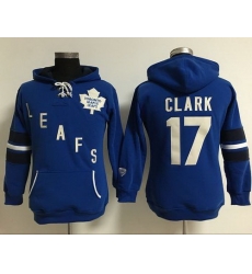 Toronto Maple Leafs 17 Wendel Clark Blue Women Old Time Heidi Hoodie NHL Hoodie Toronto Maple Leafs 17 Wendel Clark Blue Women Old Time Heidi Hoodie NHL Hoodie