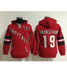 Washington Capitals 19 Nicklas Backstrom Red Women Old Time Heidi Hoodie NHL Hoodie Washington Capitals 19 Nicklas Backstrom Red Women Old Time Heidi Hoodie NHL Hoodie
