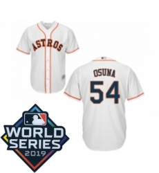 Mens Houston Astros 54 Roberto Osuna Replica White Home Cool Base Baseball jersey Mens Houston Astros 54 Roberto Osuna Replica White Home Cool Base Baseball jersey