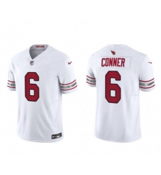 Men Arizona Cardinals 6 James Conner White 2023 F U S E Vapor Untouchable Limited Stitched Football Jersey Men Arizona Cardinals 6 James Conner White 2023 F U S E Vapor Untouchable Limited Stitched Football Jersey