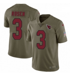 Men Nike Arizona Cardinals 3 Josh Rosen Limited Olive 2017 Salute to Service NFL Jersey Men Nike Arizona Cardinals 3 Josh Rosen Limited Olive 2017 Salute to Service NFL Jersey