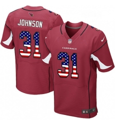 Men Nike Arizona Cardinals 31 David Johnson Elite Red Home USA Flag Fashion NFL Jersey Men Nike Arizona Cardinals 31 David Johnson Elite Red Home USA Flag Fashion NFL Jersey