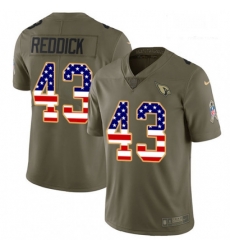 Men Nike Arizona Cardinals 43 Haason Reddick Limited OliveUSA Flag 2017 Salute to Service NFL Jersey Men Nike Arizona Cardinals 43 Haason Reddick Limited OliveUSA Flag 2017 Salute to Service NFL Jersey