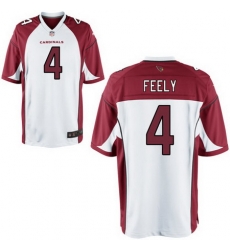 Men Nike Cardinals 4 Jay Feely White Game Jersey Men Nike Cardinals 4 Jay Feely White Game Jersey