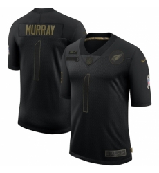 Men's Arizona Cardinals #1 Kyler Murray Black Nike 2020 Salute To Service Limited Jersey Men's Arizona Cardinals #1 Kyler Murray Black Nike 2020 Salute To Service Limited Jersey