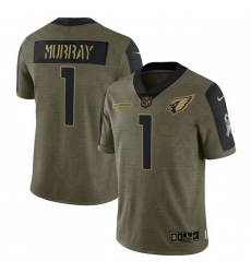 Men's Arizona Cardinals Kyler Murray Nike Olive 2021 Salute To Service Limited Player Jersey Men's Arizona Cardinals Kyler Murray Nike Olive 2021 Salute To Service Limited Player Jersey