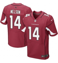 Nike Cardinals #14 J J Nelson Red Team Color Mens Stitched NFL Elite Jersey Nike Cardinals #14 J J Nelson Red Team Color Mens Stitched NFL Elite Jersey