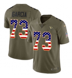 Nike Cardinals 73 Max Garcia Olive USA Flag Men Stitched NFL Limited 2017 Salute To Service Jersey Nike Cardinals 73 Max Garcia Olive USA Flag Men Stitched NFL Limited 2017 Salute To Service Jersey