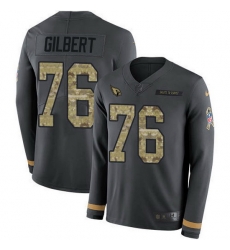 Nike Cardinals 76 Marcus Gilbert Anthracite Salute to Service Men Stitched NFL Limited Therma Long Sleeve Jersey Nike Cardinals 76 Marcus Gilbert Anthracite Salute to Service Men Stitched NFL Limited Therma Long Sleeve Jersey