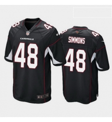 men isaiah simmons arizona cardinals black alternate game jersey men isaiah simmons arizona cardinals black alternate game jersey