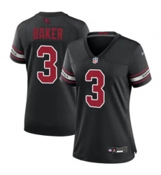 Women Arizona Cardinals Budda Baker #3 Black 2024 F U S E Vapor Untouchable Limited Stitched Women Arizona Cardinals Budda Baker #3 Black 2024 F U S E Vapor Untouchable Limited Stitched