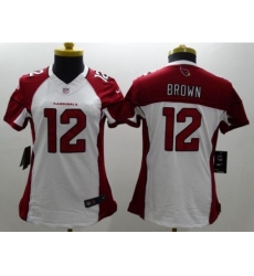 Women’s Nike Arizona Cardinals #12 John Brown White Stitched NFL Limited Jersey Women’s Nike Arizona Cardinals #12 John Brown White Stitched NFL Limited Jersey