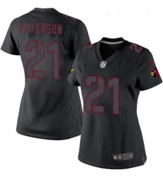 Womens Nike Arizona Cardinals 21 Patrick Peterson Limited Black Impact NFL Jersey Womens Nike Arizona Cardinals 21 Patrick Peterson Limited Black Impact NFL Jersey