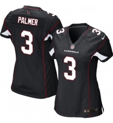 Womens Nike Arizona Cardinals 3 Carson Palmer Game Black Alternate NFL Jersey Womens Nike Arizona Cardinals 3 Carson Palmer Game Black Alternate NFL Jersey