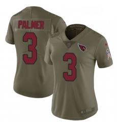 Womens Nike Arizona Cardinals 3 Carson Palmer Limited Olive 2017 Salute to Service NFL Jersey Womens Nike Arizona Cardinals 3 Carson Palmer Limited Olive 2017 Salute to Service NFL Jersey