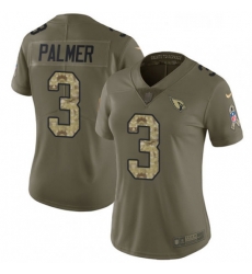 Womens Nike Arizona Cardinals 3 Carson Palmer Limited OliveCamo 2017 Salute to Service NFL Jersey Womens Nike Arizona Cardinals 3 Carson Palmer Limited OliveCamo 2017 Salute to Service NFL Jersey
