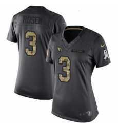 Womens Nike Arizona Cardinals 3 Josh Rosen Limited Black 2016 Salute to Service NFL Jersey Womens Nike Arizona Cardinals 3 Josh Rosen Limited Black 2016 Salute to Service NFL Jersey