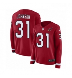 Womens Nike Arizona Cardinals 31 David Johnson Limited Red Therma Long Sleeve NFL Jersey Womens Nike Arizona Cardinals 31 David Johnson Limited Red Therma Long Sleeve NFL Jersey