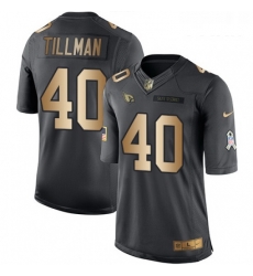 Youth Nike Arizona Cardinals 40 Pat Tillman Limited BlackGold Salute to Service NFL Jersey Youth Nike Arizona Cardinals 40 Pat Tillman Limited BlackGold Salute to Service NFL Jersey