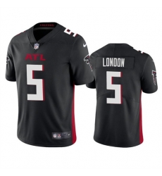Men Atlanta Falcons 5 Drake London Black NFL Draft Vapor Untouchable Limited Stitched Jersey Men Atlanta Falcons 5 Drake London Black NFL Draft Vapor Untouchable Limited Stitched Jersey