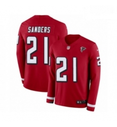 Men Nike Atlanta Falcons 21 Deion Sanders Limited Red Therma Long Sleeve NFL Jersey Men Nike Atlanta Falcons 21 Deion Sanders Limited Red Therma Long Sleeve NFL Jersey