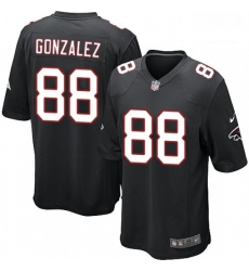 Men Nike Atlanta Falcons 88 Tony Gonzalez Game Black Alternate NFL Jersey Men Nike Atlanta Falcons 88 Tony Gonzalez Game Black Alternate NFL Jersey