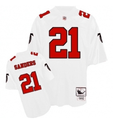Men Nike Falcons #21 Deion Sanders White Stitched 1994 Authentic NFL Throwback Jersey Men Nike Falcons #21 Deion Sanders White Stitched 1994 Authentic NFL Throwback Jersey