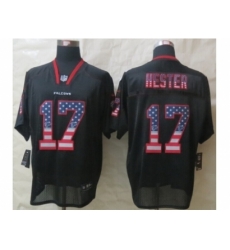 Nike Atlanta Falcons 17 Hester Black Elite USA Flag Fashion NFL Jersey Nike Atlanta Falcons 17 Hester Black Elite USA Flag Fashion NFL Jersey