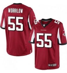 Nike Atlanta Falcons #55 Paul Worrilow Red Team Color Men 27s Stitched NFL Elite Jersey Nike Atlanta Falcons #55 Paul Worrilow Red Team Color Men 27s Stitched NFL Elite Jersey
