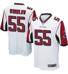 Nike Atlanta Falcons #55 Paul Worrilow White Men 27s Stitched NFL Elite Jersey Nike Atlanta Falcons #55 Paul Worrilow White Men 27s Stitched NFL Elite Jersey