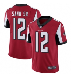 Nike Falcons #12 Mohamed Sanu Sr Red Team Color Mens Stitched NFL Vapor Untouchable Limited Jersey Nike Falcons #12 Mohamed Sanu Sr Red Team Color Mens Stitched NFL Vapor Untouchable Limited Jersey