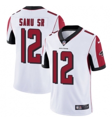 Nike Falcons #12 Mohamed Sanu Sr White Mens Stitched NFL Vapor Untouchable Limited Jersey Nike Falcons #12 Mohamed Sanu Sr White Mens Stitched NFL Vapor Untouchable Limited Jersey