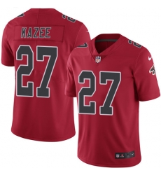 Nike Falcons #27 Damontae Kazee Red Men Stitched NFL Limited Rush Jersey Nike Falcons #27 Damontae Kazee Red Men Stitched NFL Limited Rush Jersey