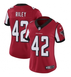 Nike Falcons #42 Duke Riley Red Team Color Womens Stitched NFL Vapor Untouchable Limited Jersey Nike Falcons #42 Duke Riley Red Team Color Womens Stitched NFL Vapor Untouchable Limited Jersey