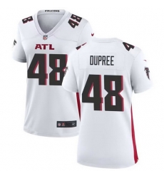 Women Atlanta Falcons 48 Bud Dupree White Stitched Game Jersey Women Atlanta Falcons 48 Bud Dupree White Stitched Game Jersey