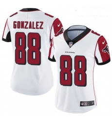 Womens Nike Atlanta Falcons 88 Tony Gonzalez Elite White NFL Jersey Womens Nike Atlanta Falcons 88 Tony Gonzalez Elite White NFL Jersey