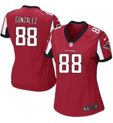 Womens Nike Atlanta Falcons 88 Tony Gonzalez Game Red Team Color NFL Jersey Womens Nike Atlanta Falcons 88 Tony Gonzalez Game Red Team Color NFL Jersey
