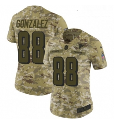 Womens Nike Atlanta Falcons 88 Tony Gonzalez Limited Camo 2018 Salute to Service NFL Jersey Womens Nike Atlanta Falcons 88 Tony Gonzalez Limited Camo 2018 Salute to Service NFL Jersey