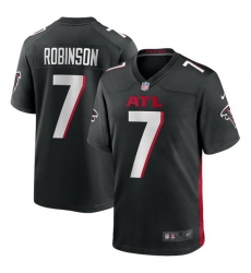 Youth Atlanta Falcons 7 Bijan Robinson Black 2023 Draft Stitched Game Jersey Youth Atlanta Falcons 7 Bijan Robinson Black 2023 Draft Stitched Game Jersey