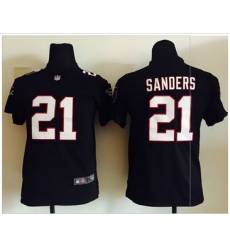 Youth Nike Falcons #21 Deion Sanders Black Alternate Stitched NFL Elite Jersey Youth Nike Falcons #21 Deion Sanders Black Alternate Stitched NFL Elite Jersey