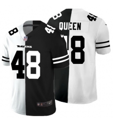 Baltimore Ravens 48 Patrick Queen Men Black V White Peace Split Nike Vapor Untouchable Limited NFL Jersey Baltimore Ravens 48 Patrick Queen Men Black V White Peace Split Nike Vapor Untouchable Limited NFL Jersey