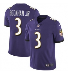 Men Baltimore Ravens 3 Odell Beckham Jr Purple Vapor Untouchable Football Jersey Men Baltimore Ravens 3 Odell Beckham Jr Purple Vapor Untouchable Football Jersey