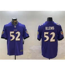 Men Baltimore Ravens 52 Ray Lewis Purple Vapor Untouchable Limited Football Jersey Men Baltimore Ravens 52 Ray Lewis Purple Vapor Untouchable Limited Football Jersey