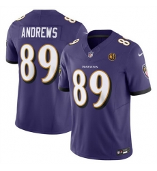 Men Baltimore Ravens 89 Mark Andrews Purple 2023 F U S E With John Madden Patch Vapor Limited Stitched Football Jersey Men Baltimore Ravens 89 Mark Andrews Purple 2023 F U S E With John Madden Patch Vapor Limited Stitched Football Jersey